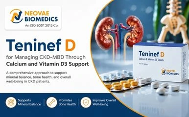Teninef D for Managing CKD-MBD Through Calcium and Vitamin D3 Support
