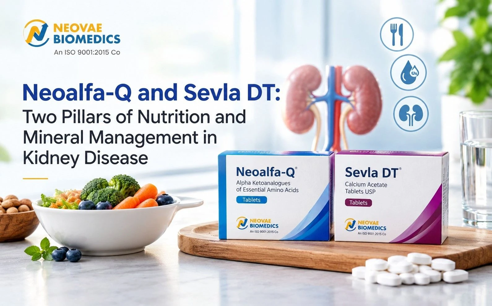 Neoalfa-Q and Sevla DT: Two Pillars of Nutrition and Mineral Management in Kidney Disease